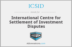 Thủ tục giải quyết tranh chấp thông qua Trọng tài ICSID