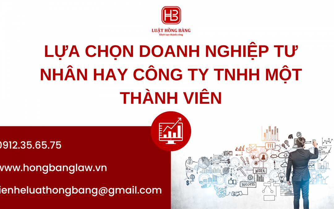 LỰA CHỌN DOANH NGHIỆP TƯ NHÂN HAY CÔNG TY TNHH MỘT THÀNH VIÊN